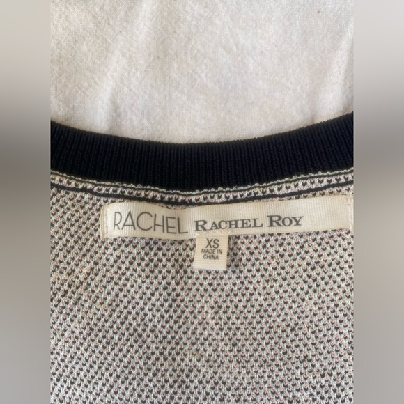 rachel rachel roy floral sweater dress fine woven wiggle body con midi dress xs - Picture 8 of 12